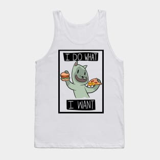 Funny Cat I Do What I Want Tank Top